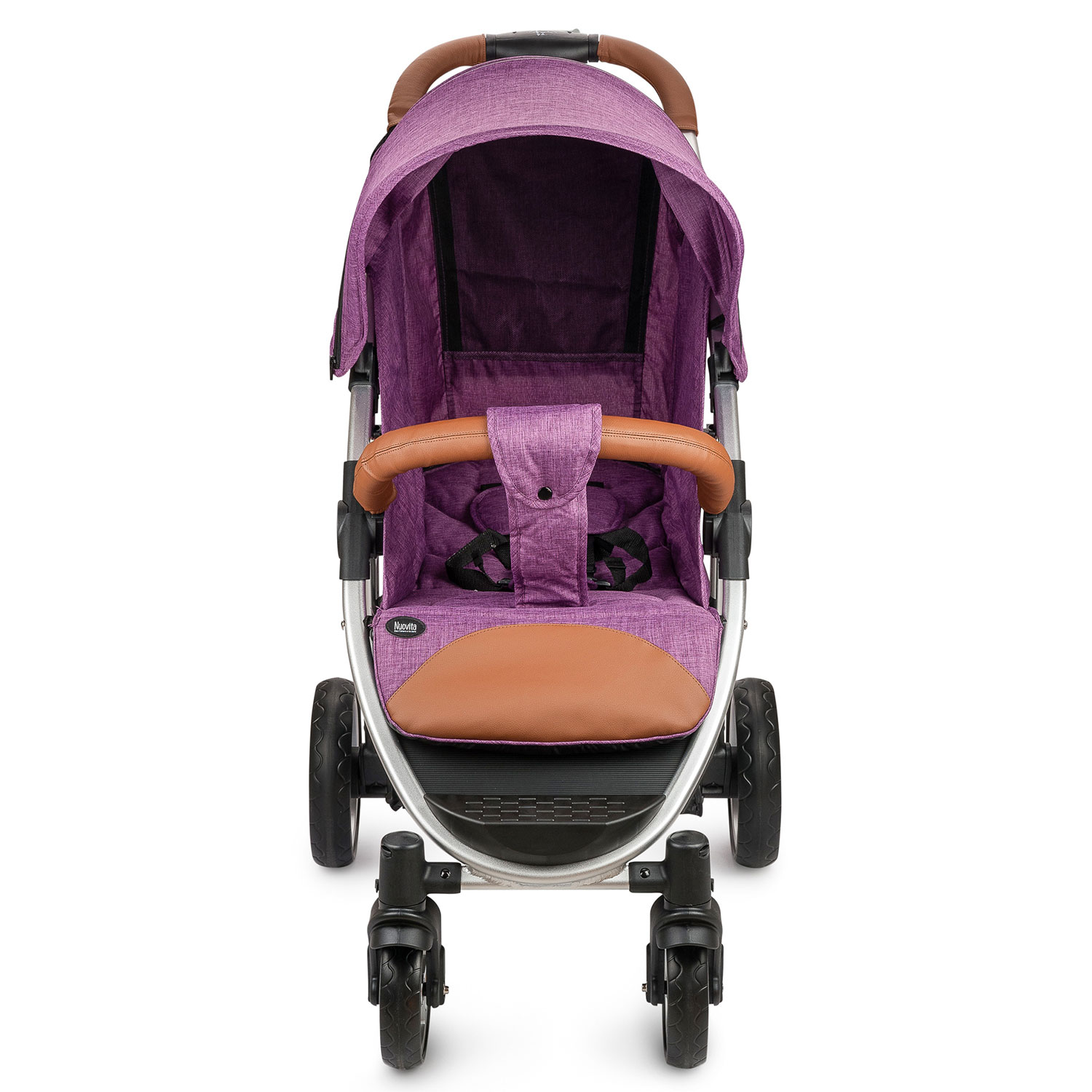 Прогулочная коляска Nuovita Corso, цвет Viola, Argento / Фиолетовый, Серебристый  